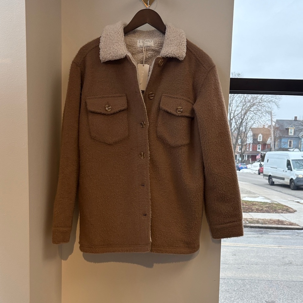 Z-Supply Jordan Brown Sherpa-Lined Jacket